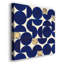 Toile tendue avec châssis I-Premium Indigo Hemispheres - prête à être accrochée