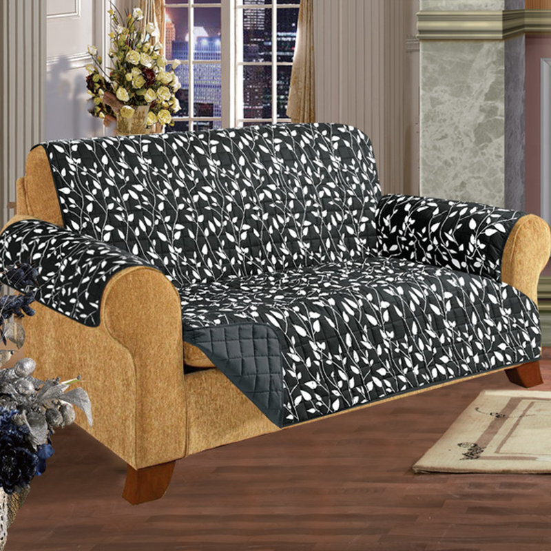 Housse de coussin T canapé, Noir