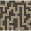 Geometric Area Rug in Brown/Black-84167544