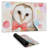 Chic owl - 14.00"x24.25" Desk mat