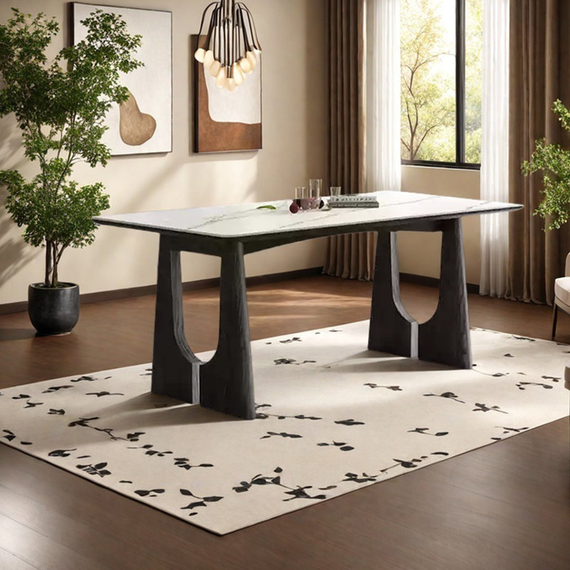 Table de salle à manger Vintage, H 29,92 po x L 55,11 po x l 31,49 po