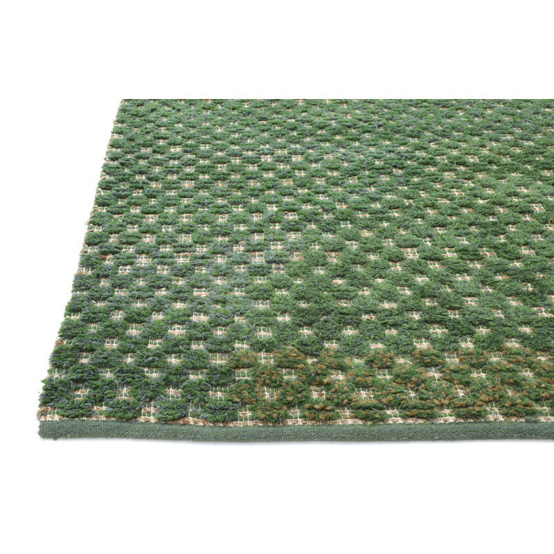 Bovina Hand Loomed Area Rug in Green