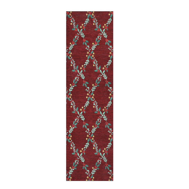 Tapis de chambre Christmas, Tapis de couloir 2 pi x 6 pi