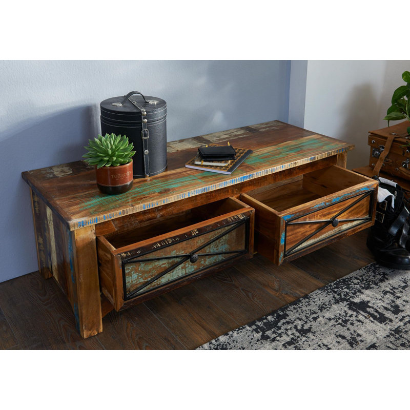 Nature Of Spirit Upholstered Bench with Drawers
