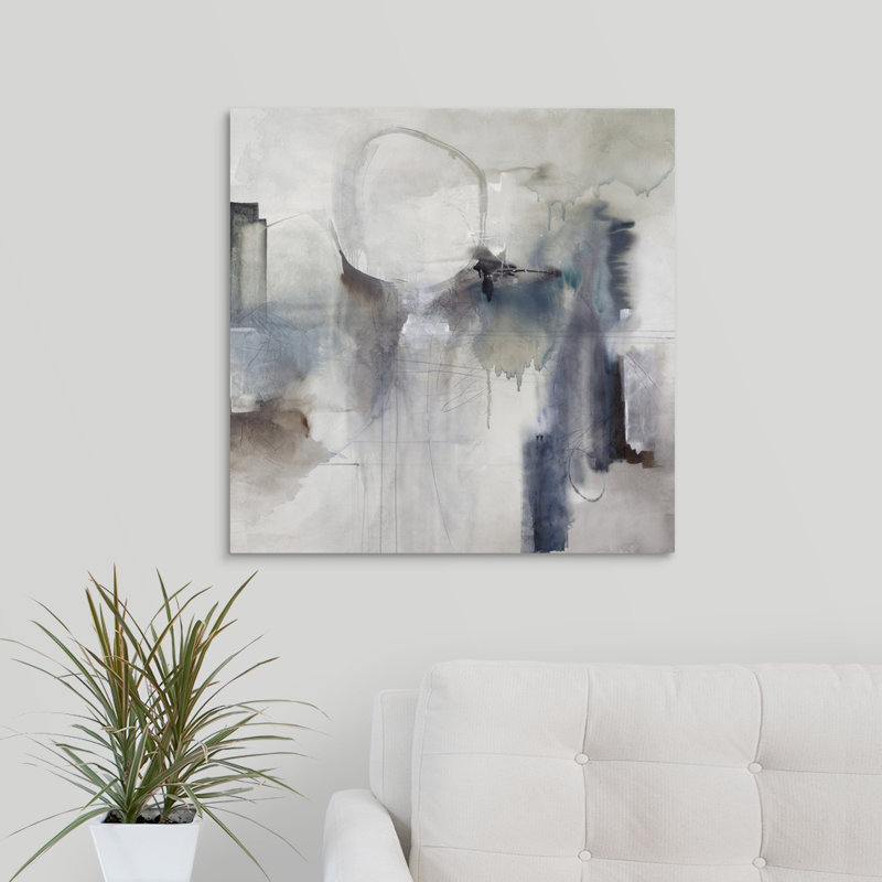 « effluent ii », peinture sur toile, H 24 po x l 24 po x P 1,25 po, Toile tendue
