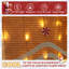 Décoration de Noël d'extérieur en métal Gutierrez 5FT Gingerbread Man