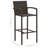 2 - Person Acacia Wicker Patio Dining Set with Square Table-64684634