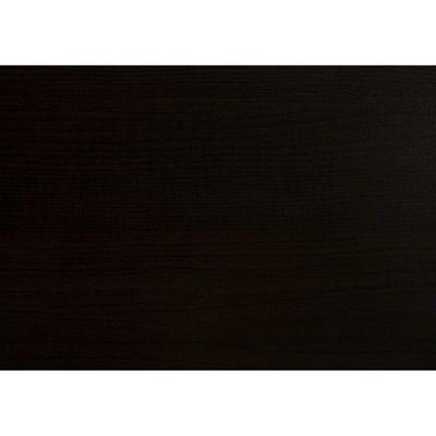 Modern Home Office Computer Table With Brown Laminate Finish, Gold Metal Base, And Storage Space, 48"l Contemporary Desk 2 Drawers, Laminate, Accents
