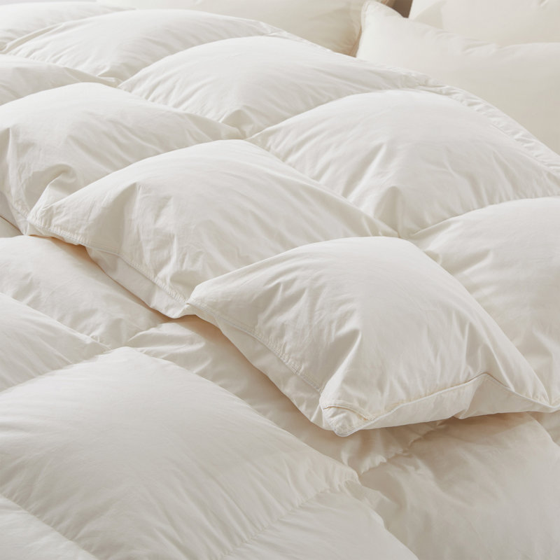Édredon 90% duvet blanc, Grand lit