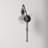 Luke Steel Plug-in Armed Sconce-1665217866