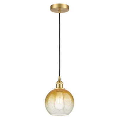 Edison - Brookhaven Globe - Mini luminaire suspendu à cordon 8 po 1 lumière