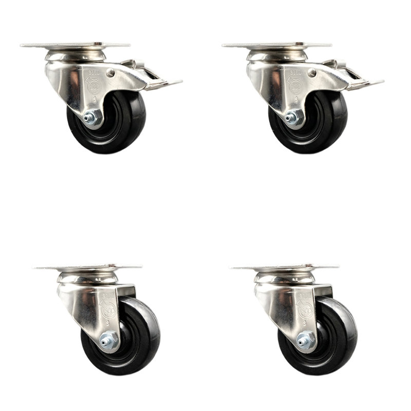 Soft Rubber Casters