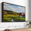 Nature «Green Fields Red Barn Wall Art»-101779309