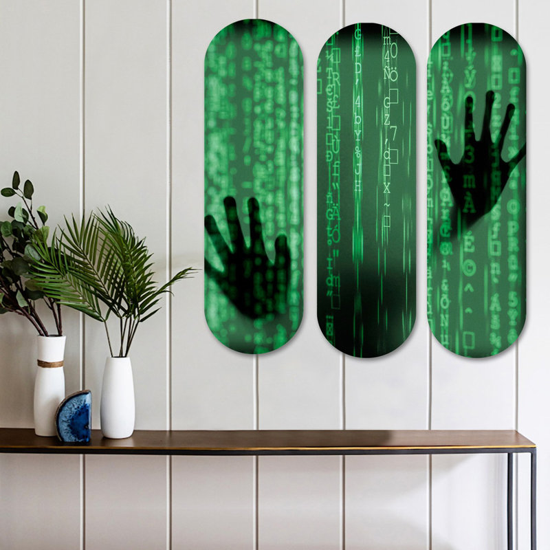 Superbe ensemble de peinture décorative en panneau de fibres à densité moyenne (3 pièces), imprimé UV, 27,6 x 27,6 pouces au total | 100% panneau de fibres à densité moyenne, épaisseur: 0,3 pouce | Parfait pour le salon, la chambre à coucher ou le bureau | Art mural accrocheur