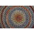 Antique American Braided Colorful Round Shape Area Rug