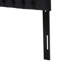 Tête de lit tapissier gris anthracite pour grand lit, ton grand contemporain tendance-130155386