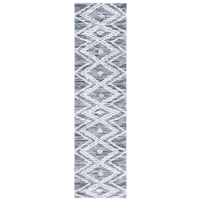 Alamo 717 Area Rug In Charcoal / Ivory
