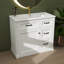 Ensemble de meuble-lavabo 36 po avec lavabo intégré, lavabo simple avec 4 tiroirs, porte à fermeture en douceur et tablette personnalisable, lavabo en céramique inclus-772241573-772241571