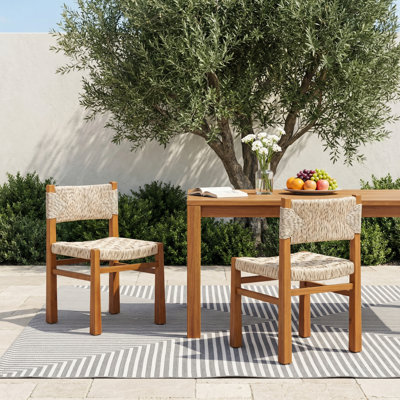 Chaises de patio Hapeville Boho Coastal