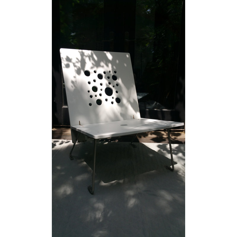 Killingsworth Outdoor Lounge Chair, White