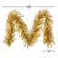 Vickerman 9' x 14" Gold Tinsel Artificial UnLit Garland with 250 PVC Tips
