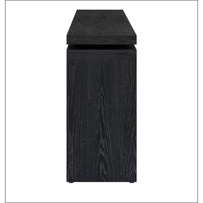 Console de 60 po Farmhouse, Noir