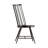 Durga Rustic Pine Frame Concrete Veneer Top Dining Table And Windsor Chairs Set - Full Concrete Veneer Top Table And 4 Chairs-651867056