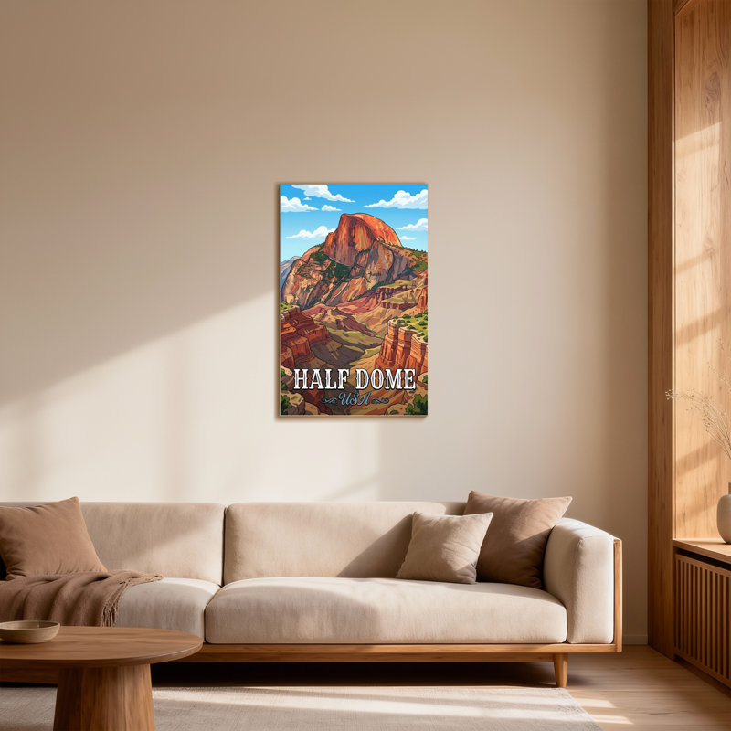 «Scenic & Cityscapes Half Dome Usa», reproduction d'art