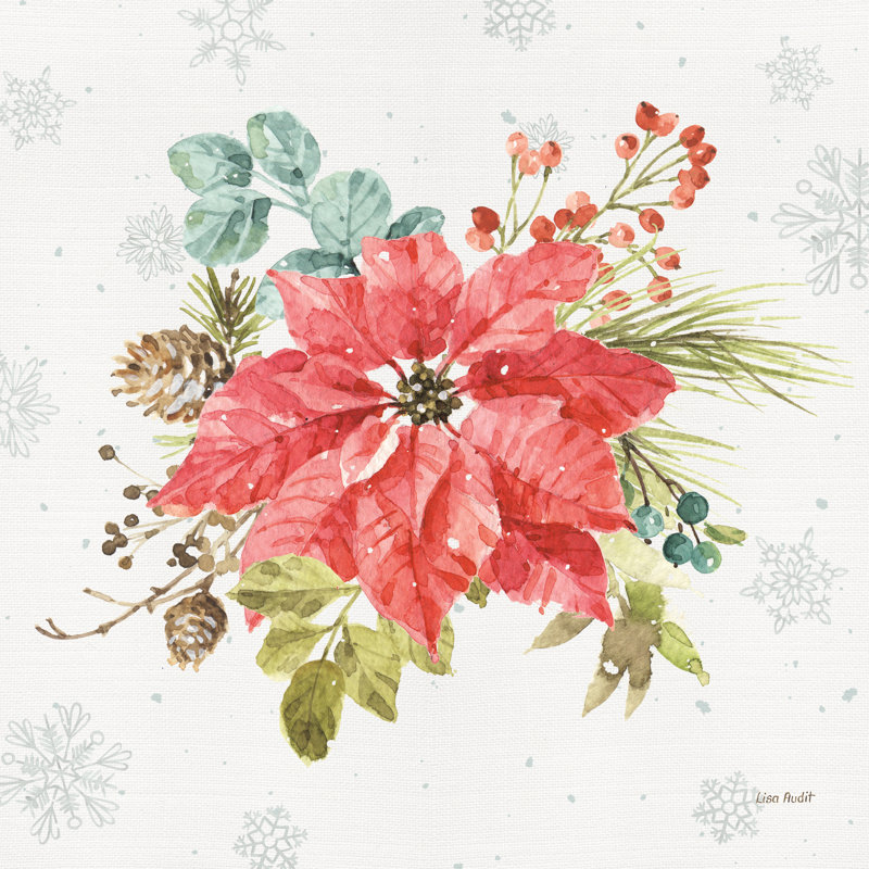 Our Christmas Story VII by Lisa Audit - No Frame Painting on Canvas, 51cm H x 51cm W