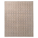 Rug & Kilim's Homage Geometric Beige Brown Wool Custom Rug
