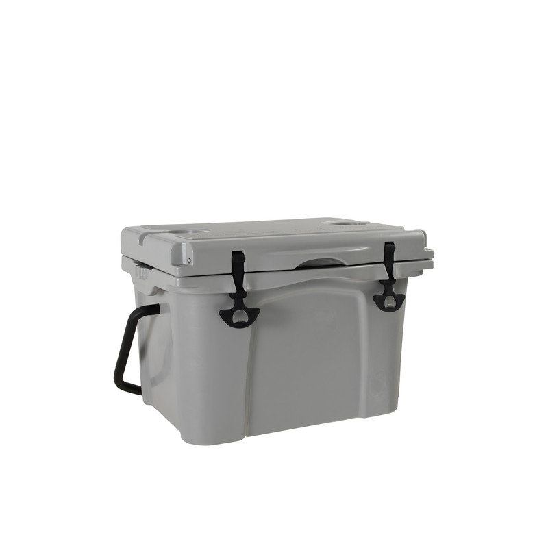 25QT Portable Cooler, Insulated Hard Cooler with Bottle Opener, Cup Holder, Forming Ruler, Travel, Beach, Camping, Fishing