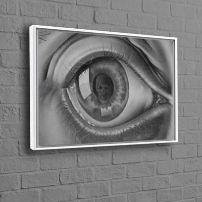 Modern Escher Eye Canvas Art Offering Stylish Room Decor And A Unique Personalized Wedding Gift For Couples