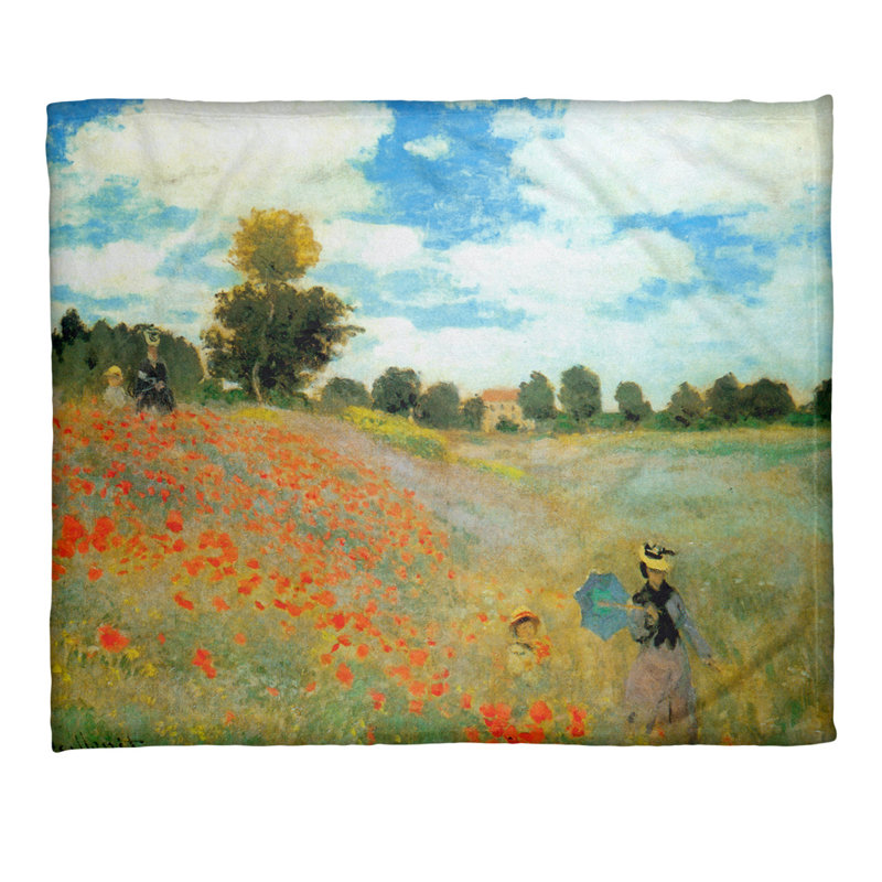 Jeté en polaire près d’Argenteuil Poppy Field