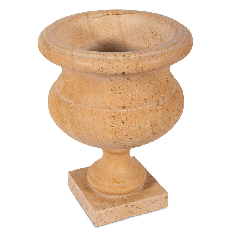 Jaisalmer Marble Jar, 13" H x 10" W x 10" D