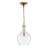 Kazal 1-Light Clear Glass Single Pendant-888215773