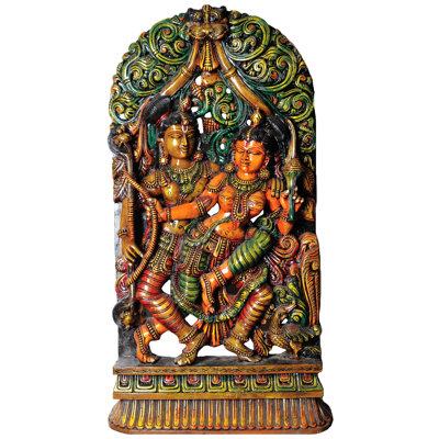 Intimement dansant Radha-Krishna
