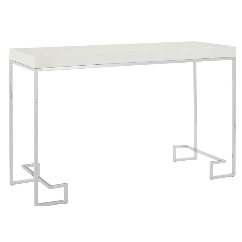 Fultz Sled Coffee Table, H 76 x W 120 x D 45 cm, Silver