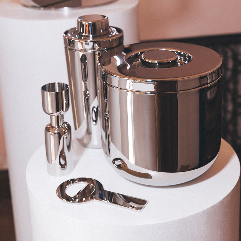 Oh De Christofle Stainless Steel Ice Bucket