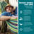  Single Hammock with Rope Loops & Tree Straps, 220lb, Country Club