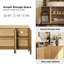 Laverda 61" Reeded 4-Door Sideboard-356438442