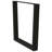  Dining Table Leg Black Powder-Coated Steel High Table Leg-410455177