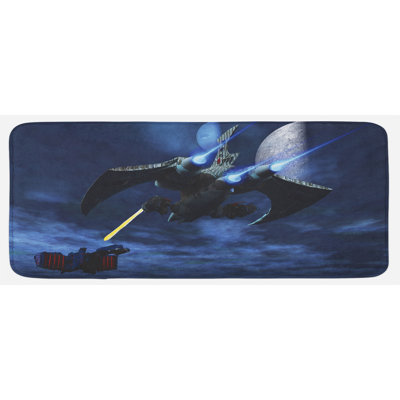 Modern & Contemporary Polyester Kitchen Mat