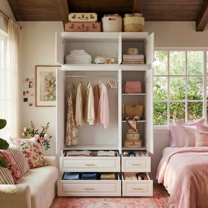 Armoire moderne avec rangement solide
