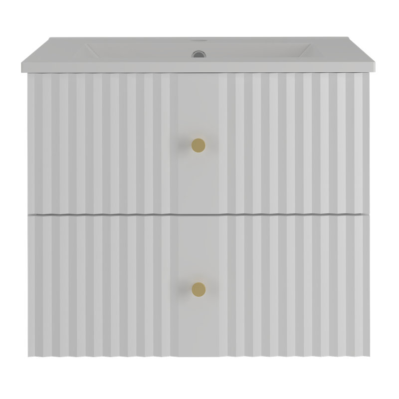 Arashel 61mm Bathroom Vanity with Basin, Grey