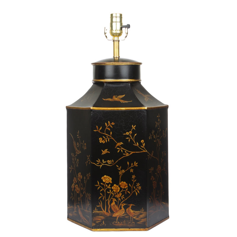 Cantle Table Lamp, Black/Gold