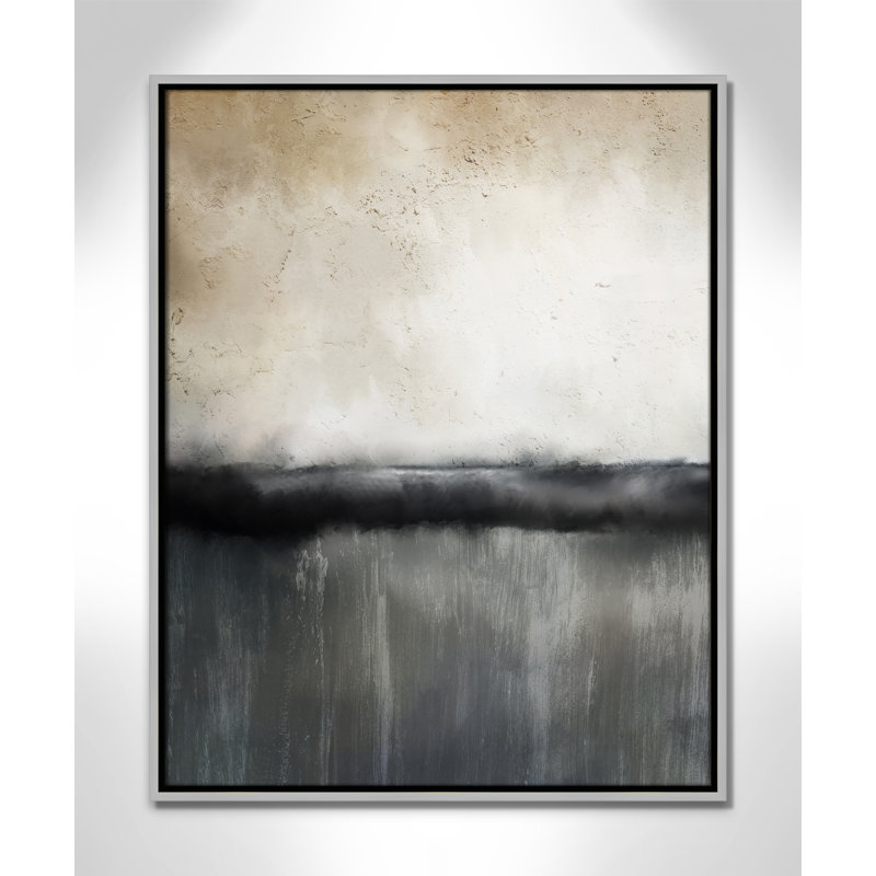 Sunset by Kimberly Allen, 29.5" H x 23.5" W x 2" D, Silver Framed Canvas