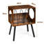 Trumansburg Wood Free Standing Magazine Rack
