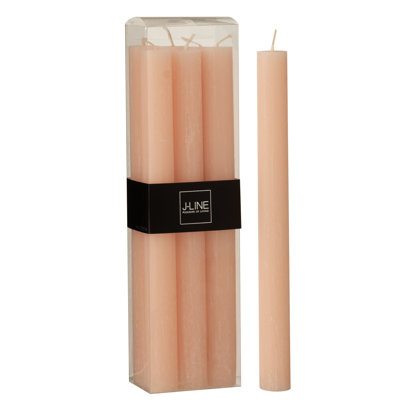 Glass Taper Candle with Holder