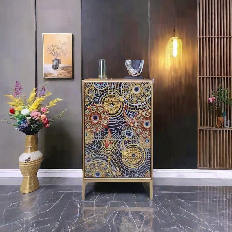 Commode décorative légère et luxueuse