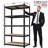 Lundys 71" H x 35.5" W x 16" D 5-Tier Adjustable Metal MDF Storage Rack Shelves Boltless Shelving-32673315